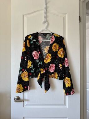 Topshop floral blouse